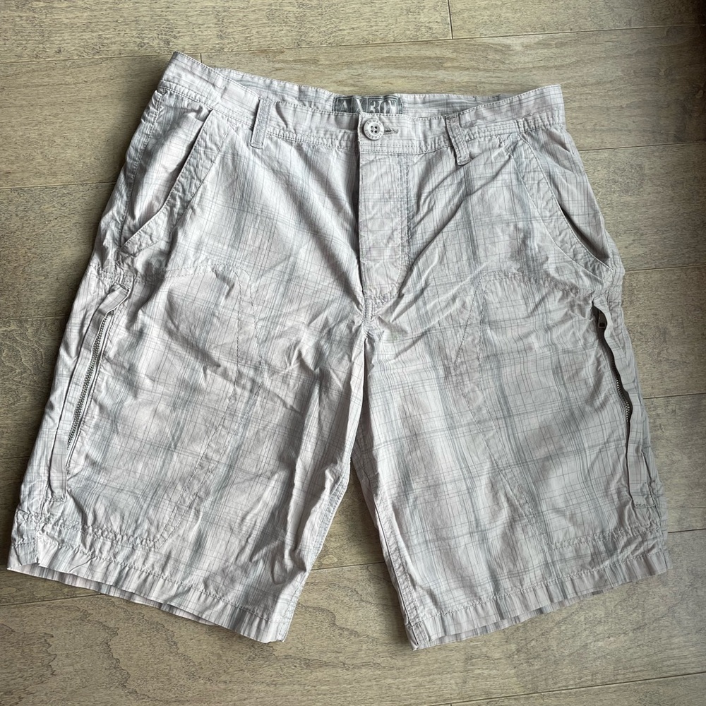Armani exchange plaid men’s shorts